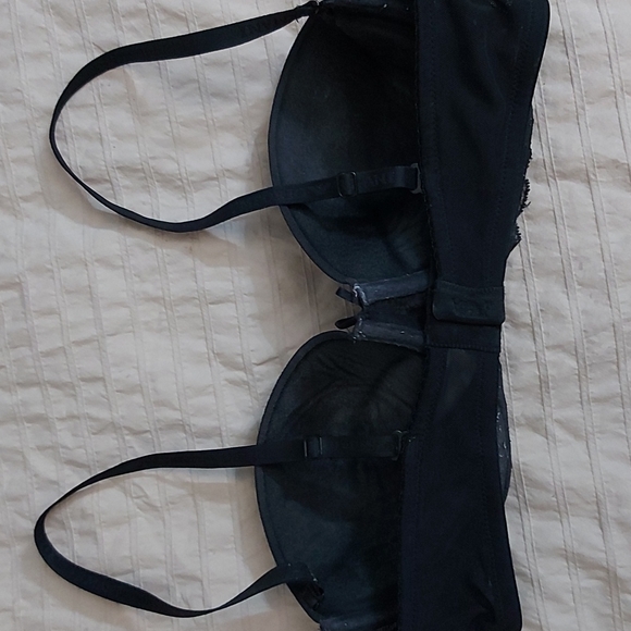 Emporio Armani Pushup Bra/ Designer/ Sz 34B/ Pushup/ Padded/Black - Picture 4 of 6